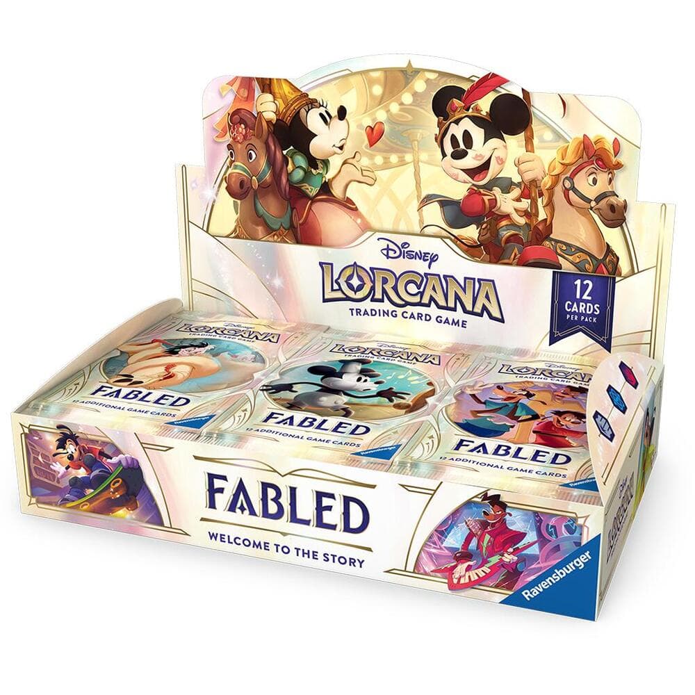 Disney Lorcana Fabled Booster Display – förseglad display med 24 paket