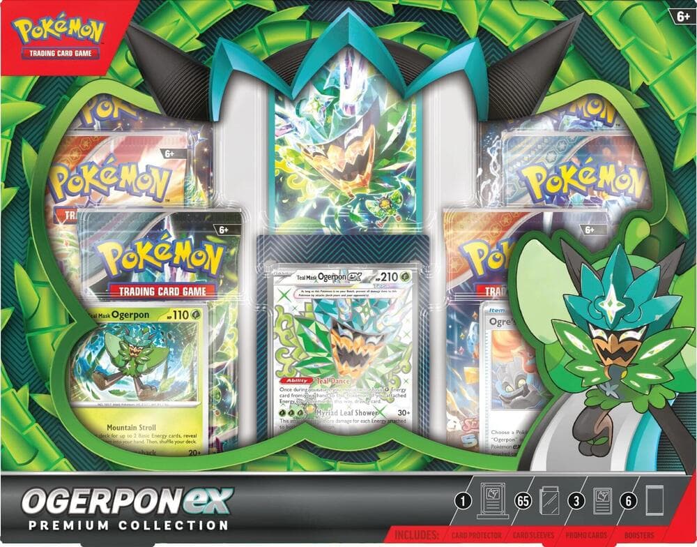 Pokémon TCG Ogerpon ex Premium Collection – förseglad premiumkollektion