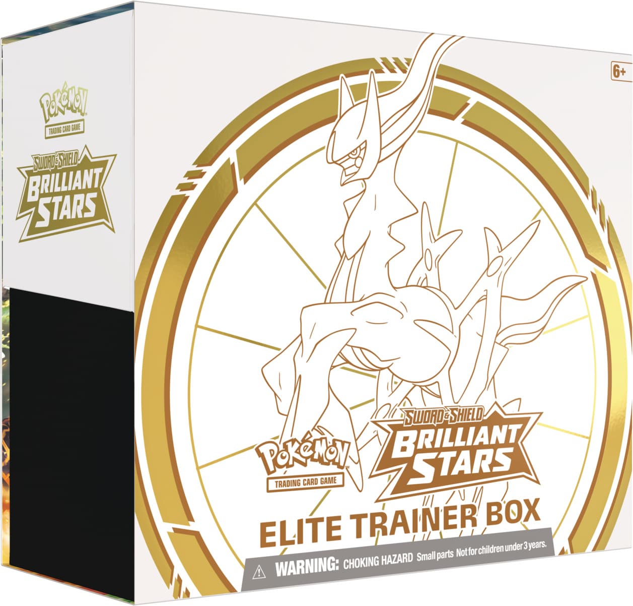 Pokémon TCG Brilliant Stars Elite Trainer Box – förseglad ask med Arceus-motiv