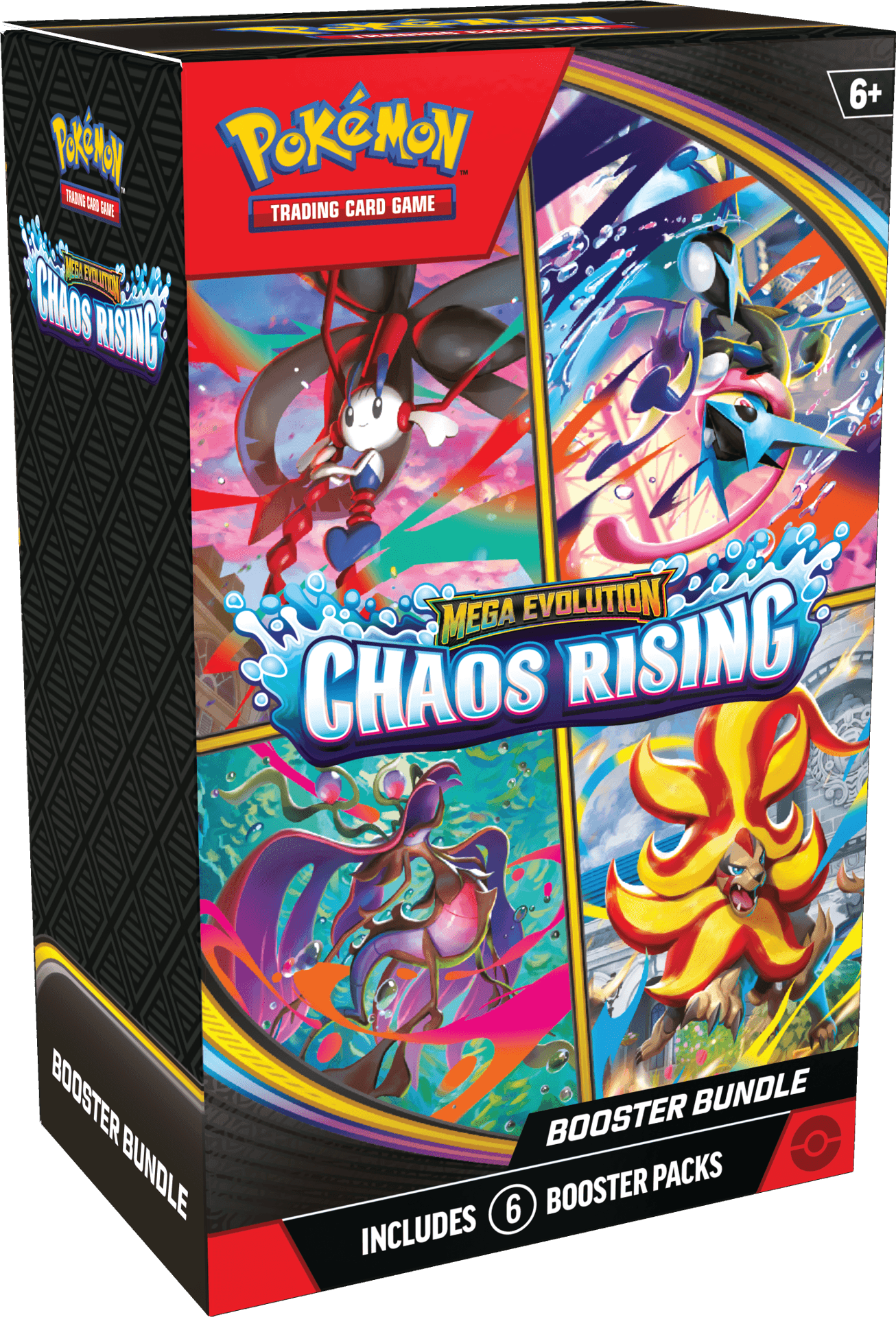 Pokémon TCG Mega Evolution Chaos Rising Booster Bundle – 6 boosterpaket