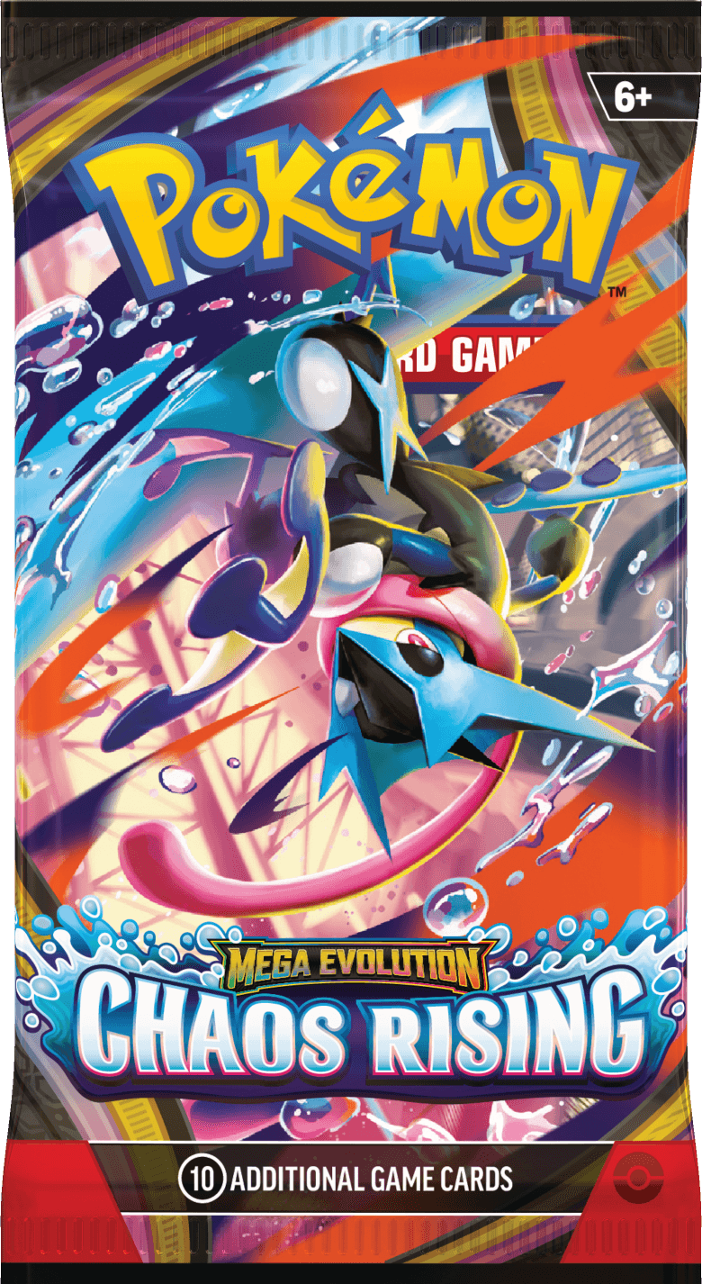 Pokémon TCG Mega Evolution Chaos Rising Booster Pack – förseglat boosterpaket