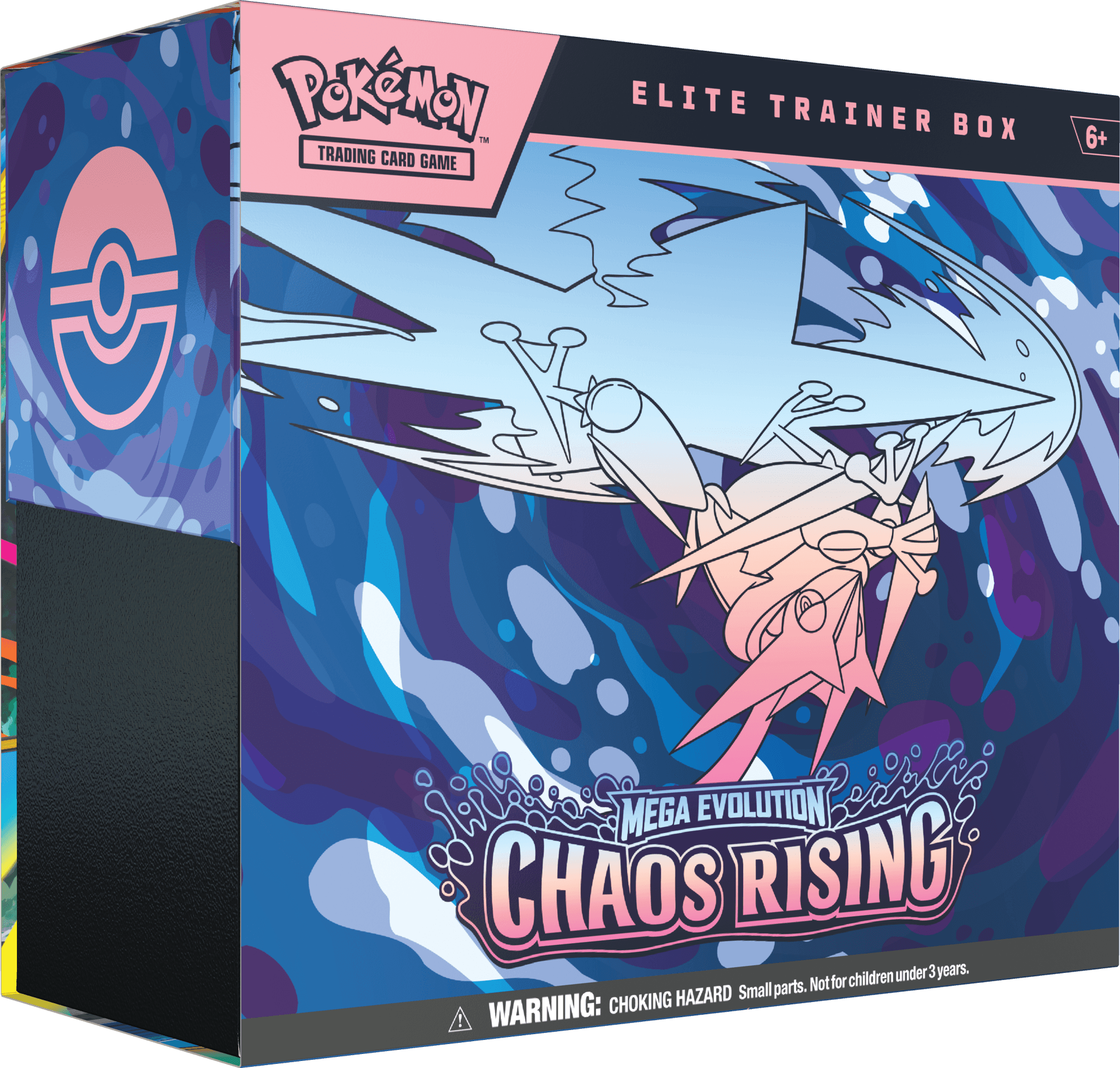 Pokémon TCG Mega Evolution Chaos Rising Elite Trainer Box – förseglad ask