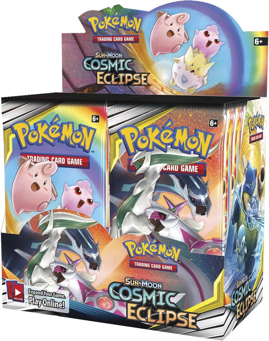 Pokémon TCG Cosmic Eclipse Booster Box – förseglad display med 36 boosterpaket