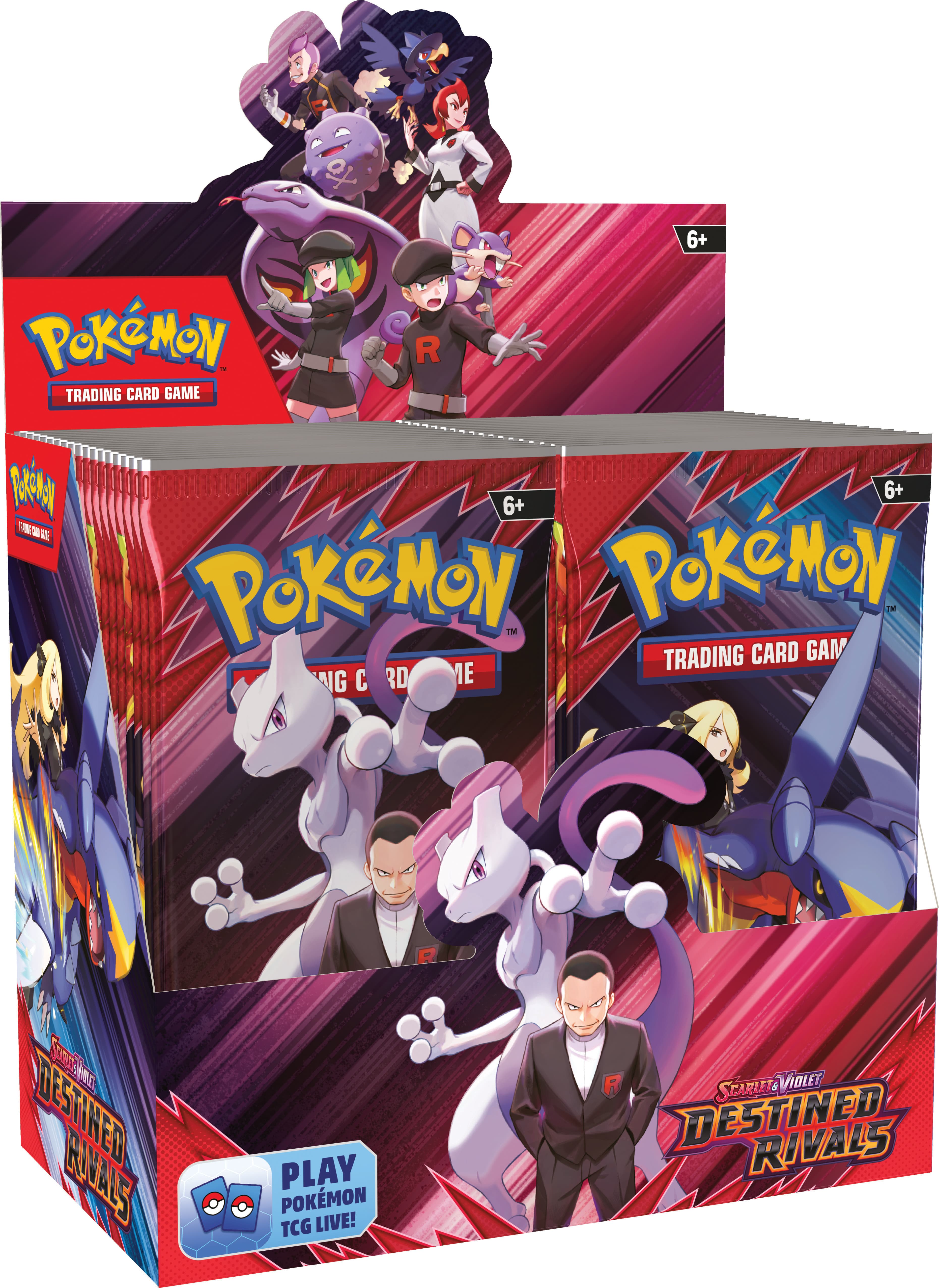 Pokémon TCG Destined Rivals Booster Box – förseglad display med 36 boosterpaket