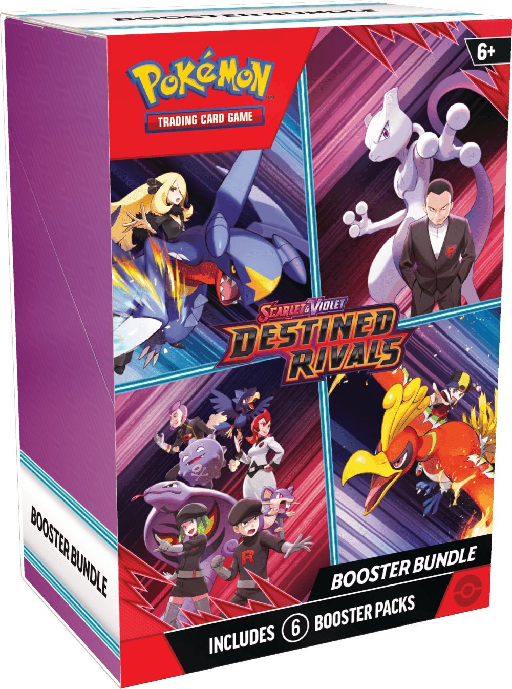 Pokémon TCG Destined Rivals Booster Bundle – förseglad bunt med 6 boosterpaket