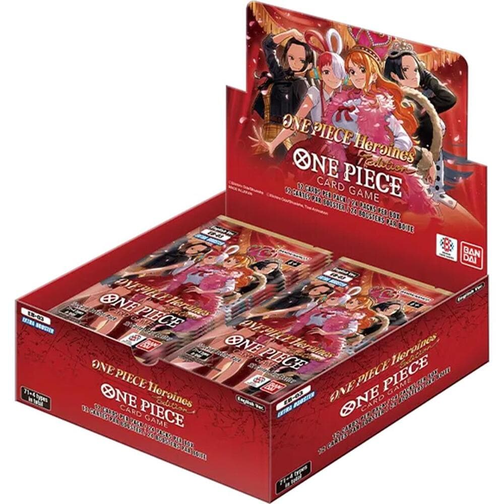 One Piece TCG EB-03 Heroines Edition Booster Display – förseglad display med 24 paket