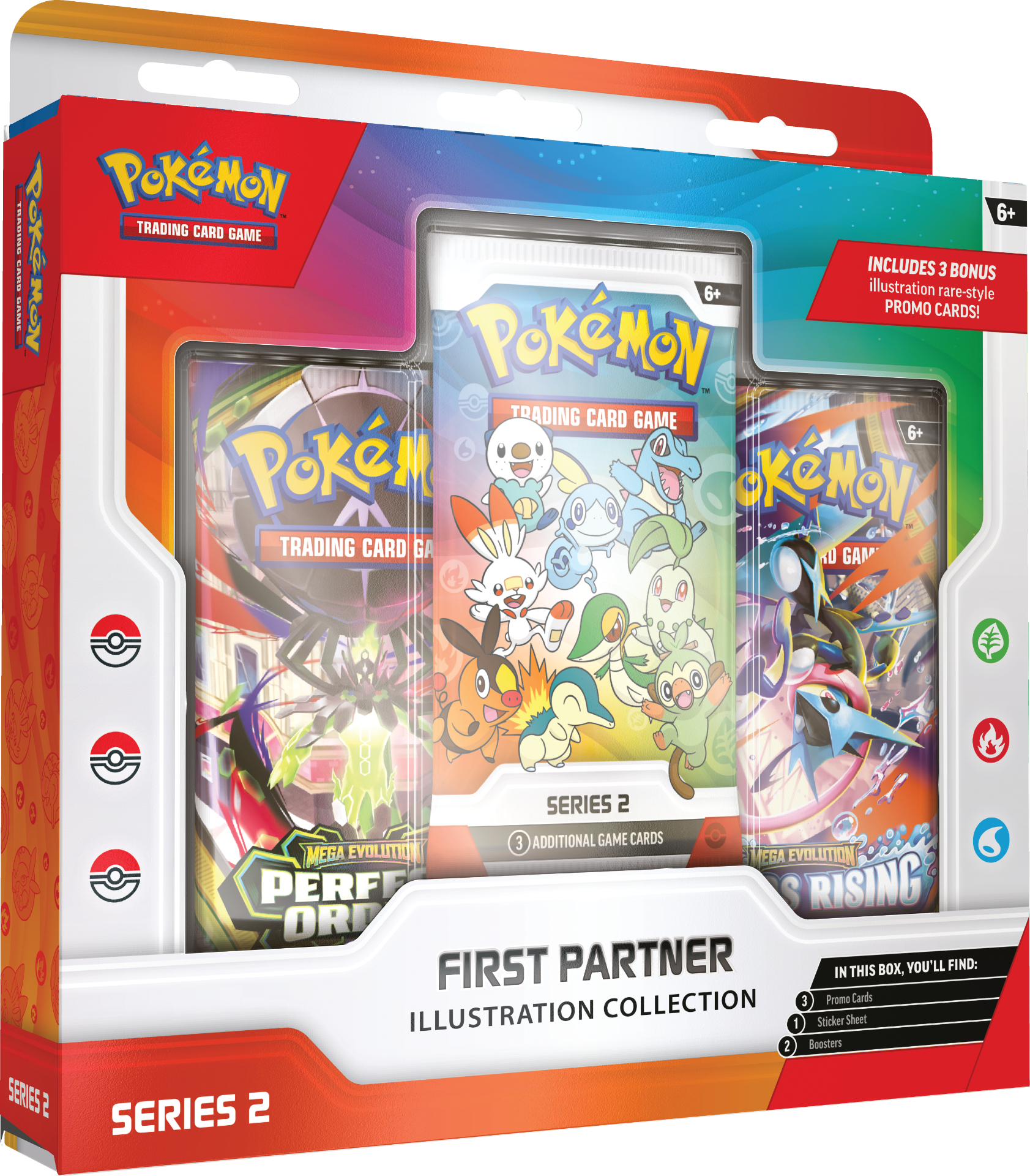Pokémon TCG First Partner Illustration Collection Series 2 – förseglad samlarbox