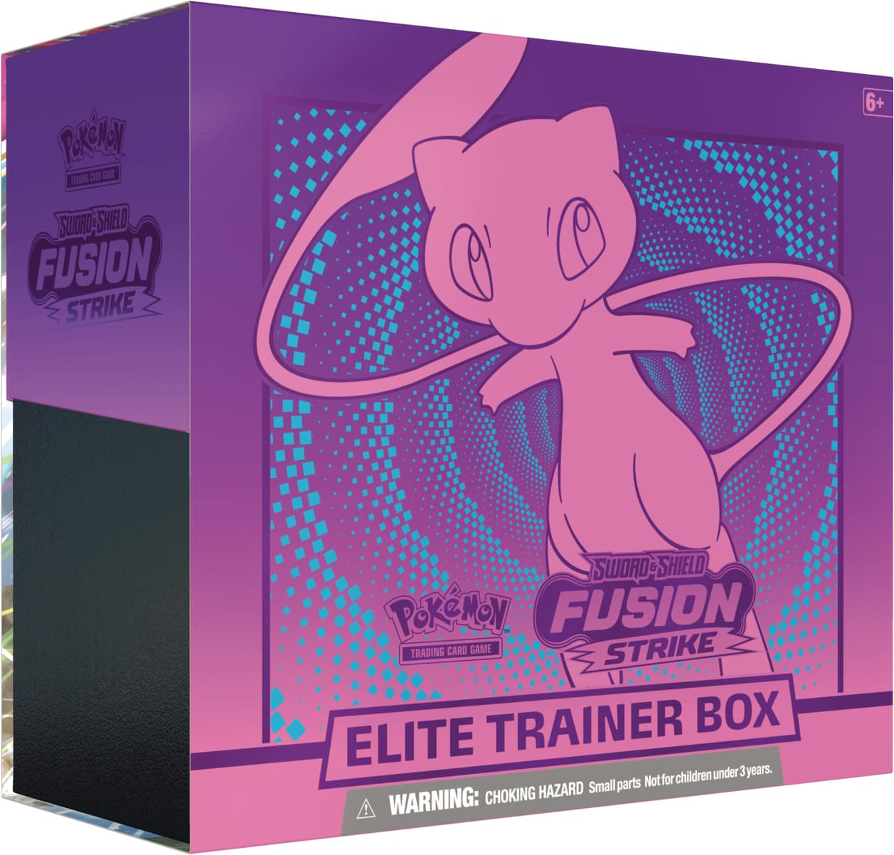 Pokémon TCG Fusion Strike Elite Trainer Box – förseglad ask med Mew