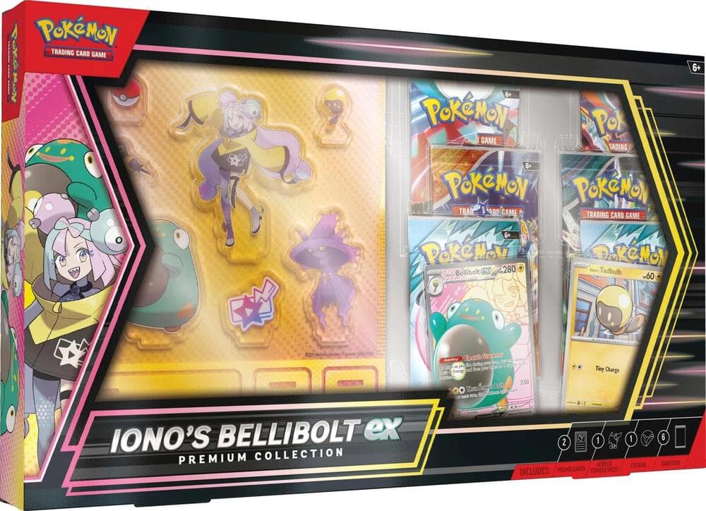 Pokémon TCG Iono's Bellibolt ex Premium Collection – förseglad samlarbox
