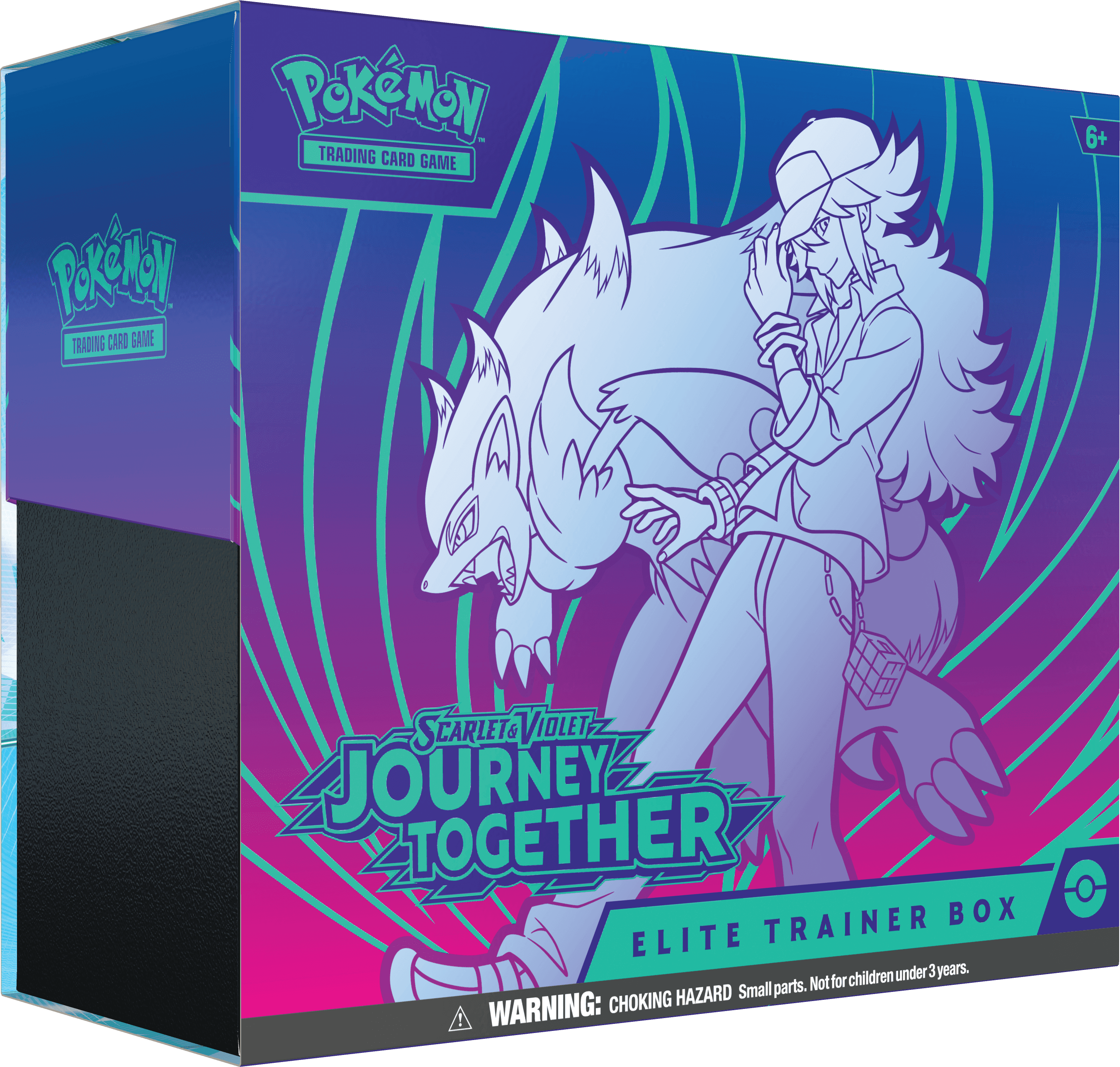 Pokémon TCG Journey Together Elite Trainer Box – förseglad ETB med N och Zoroark