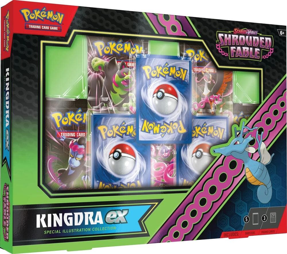 Pokémon TCG Kingdra ex Special Illustration Collection – förseglad samlarbox från Shrouded Fable