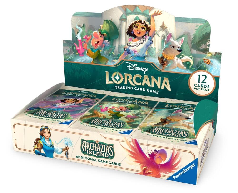 Disney Lorcana Archazia's Island Booster Display – förseglad display med 24 paket