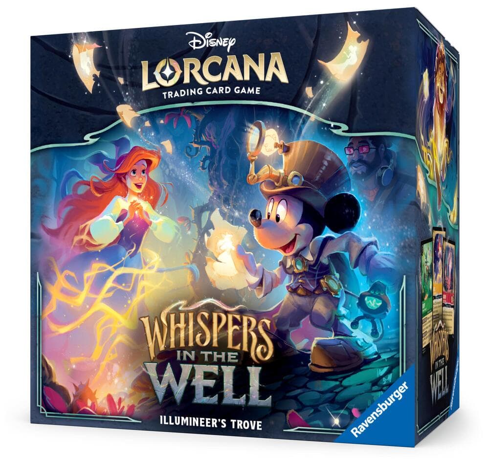 Disney Lorcana Illumineer's Trove Whispers in the Well – förvaringsbox med 8 boosterpaket och tillbehör