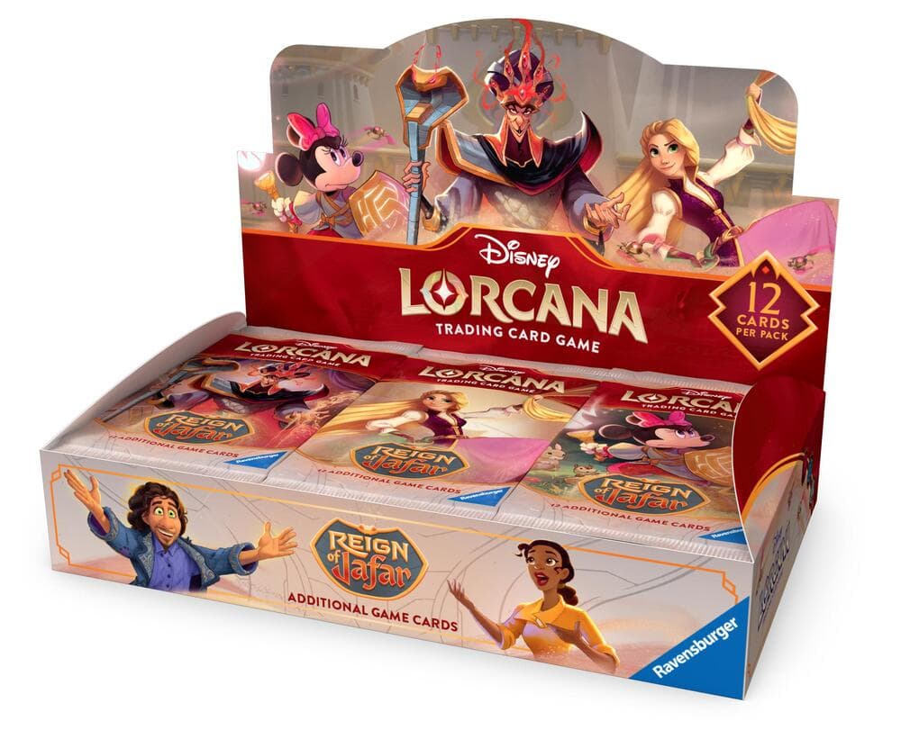 Disney Lorcana Reign of Jafar Booster Display – förseglad display med 24 paket