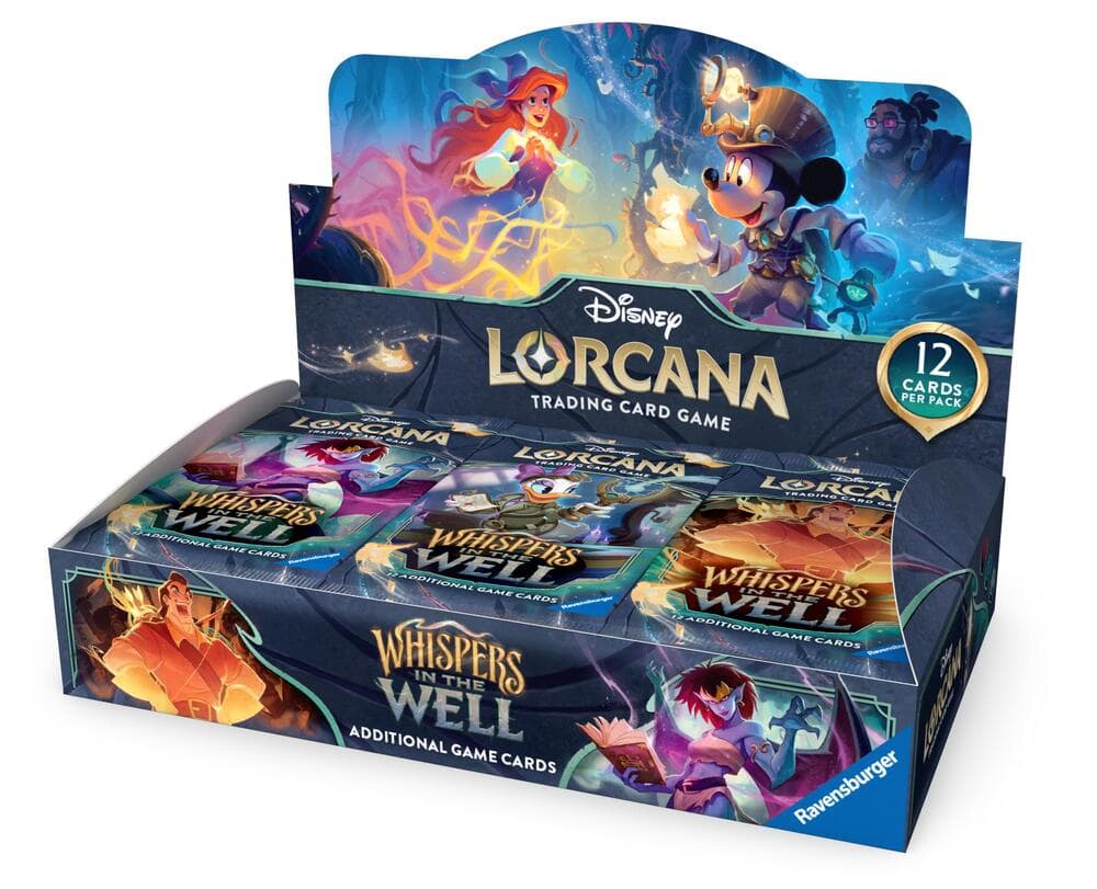 Disney Lorcana Whispers in the Well Booster Display – förseglad display med 24 paket