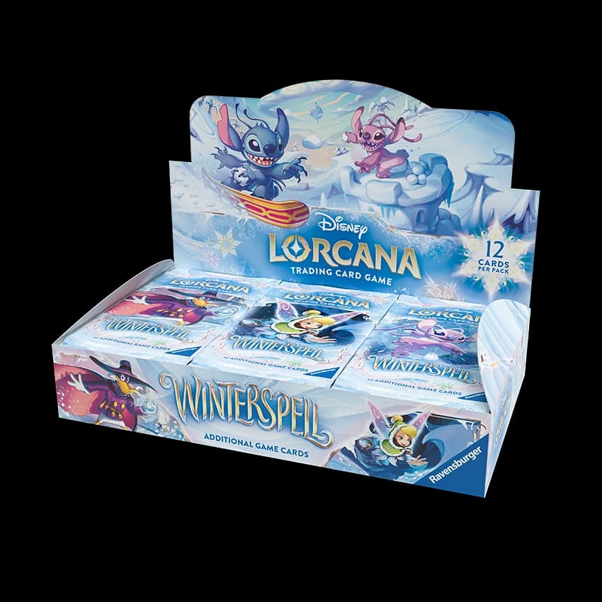 Disney Lorcana Winterspell Booster Display – förseglad display med 24 paket