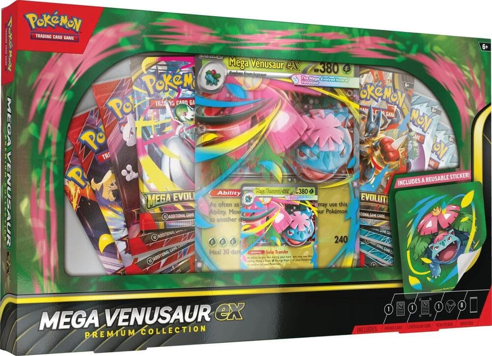 Pokémon TCG Mega Venusaur ex Premium Collection – förseglad samlarbox