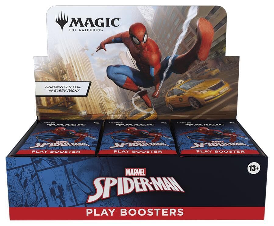 MTG Marvel's Spider-Man Play Booster Display – förseglad display med 30 play boosters