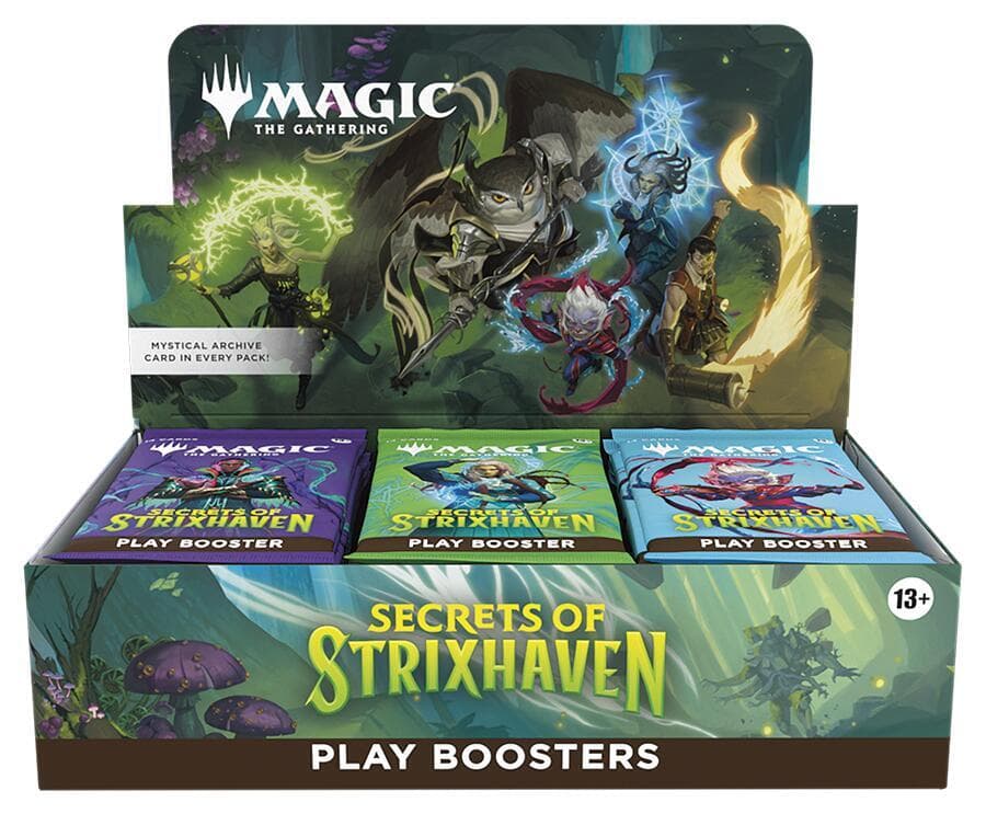MTG Secrets of Strixhaven Play Booster Display – förseglad display med 30 paket