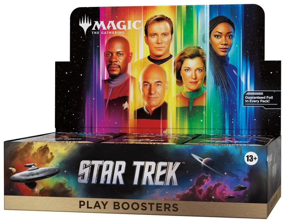 MTG Universes Beyond: Star Trek Play Booster Display – förseglad display med 30 play boosters