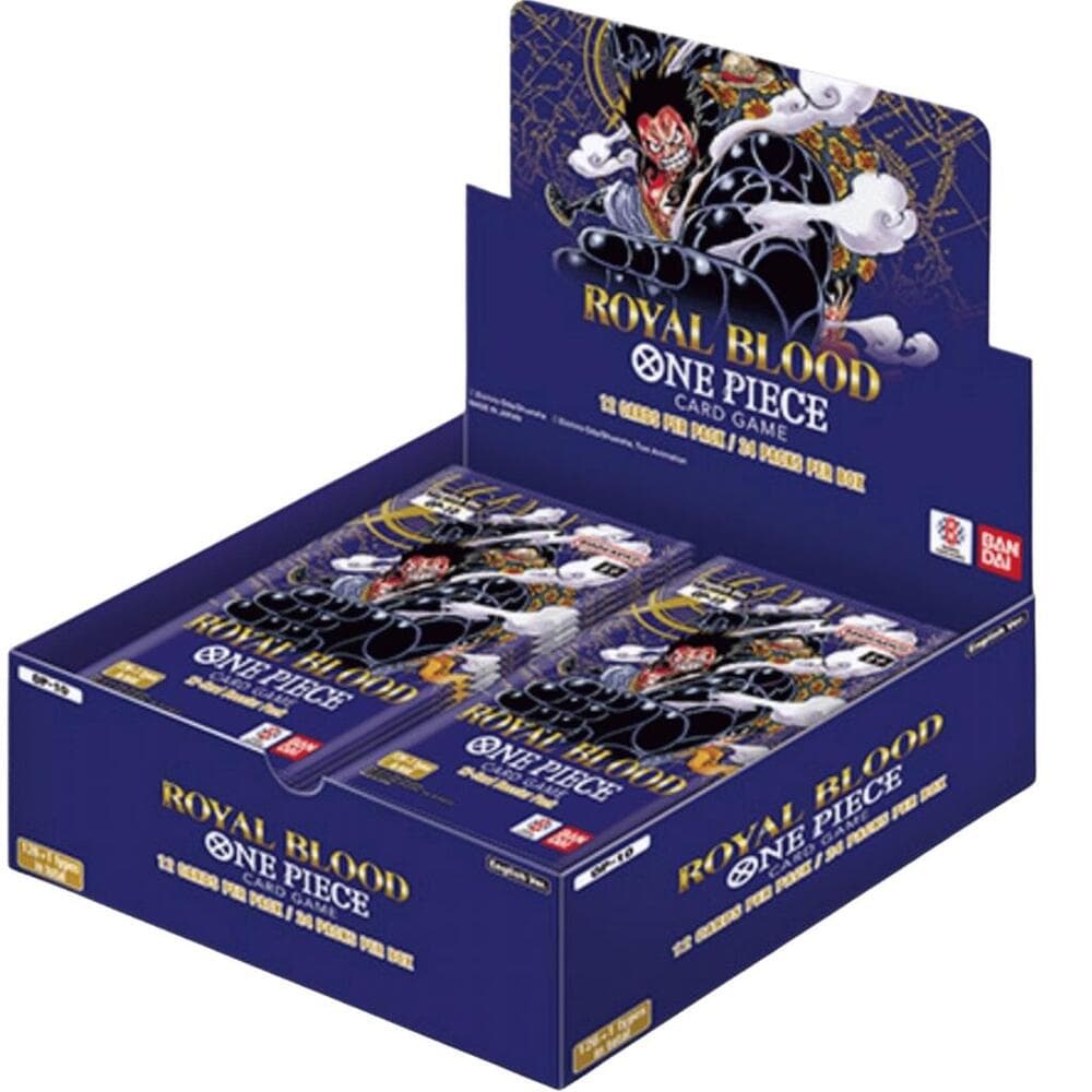 One Piece TCG OP-10 Royal Blood Booster Display – förseglad display med 24 paket