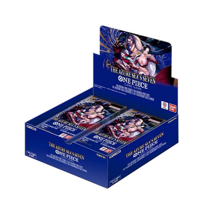 One Piece TCG OP-14 The Azure Sea's Seven Booster Display – förseglad display med 24 paket