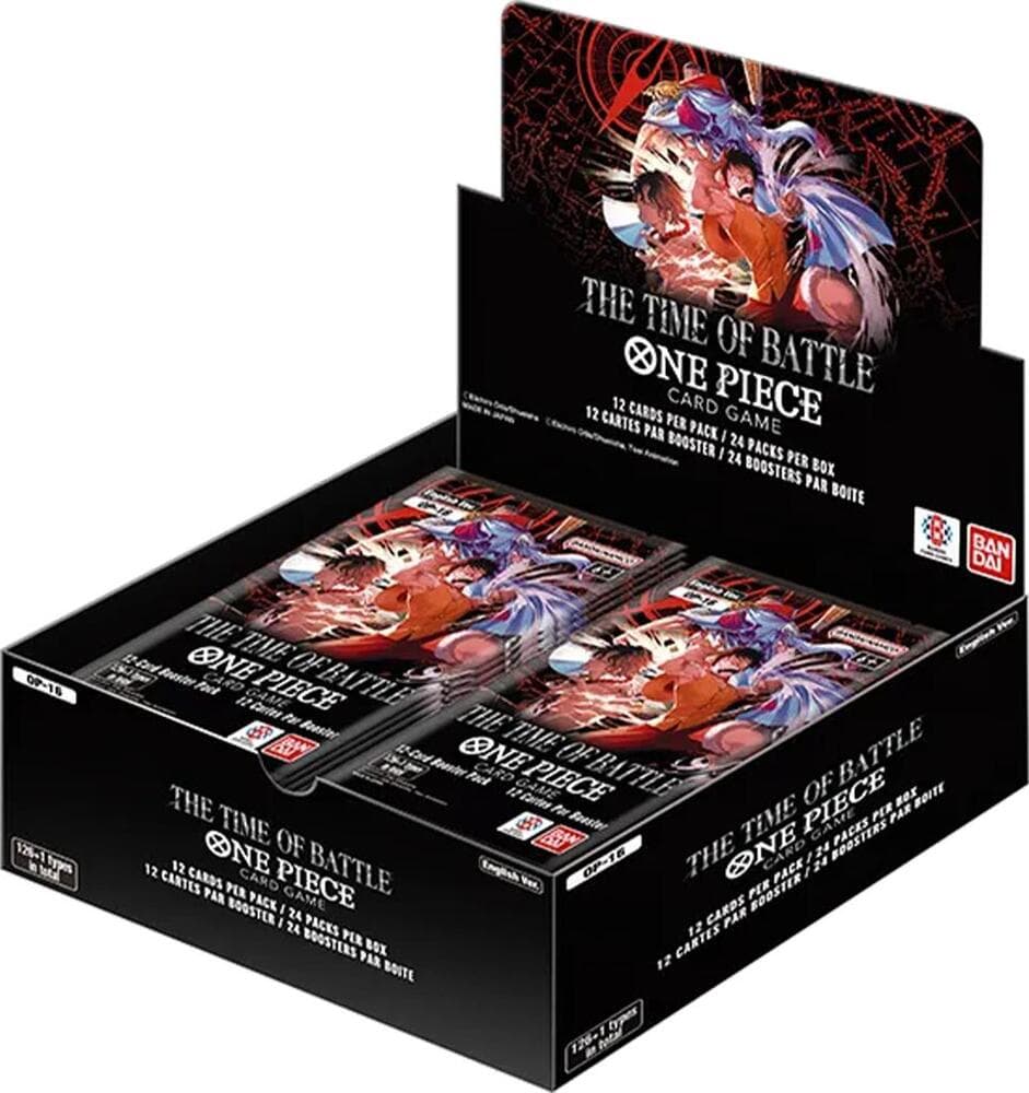One Piece TCG OP-16 The Time of Battle Booster Display – förseglad display med 24 paket