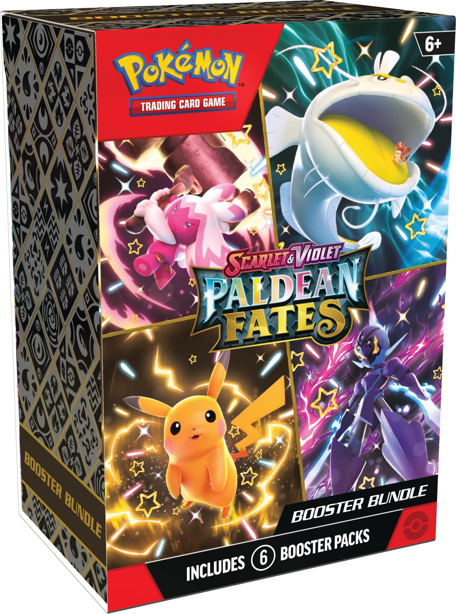Pokémon TCG Paldean Fates Booster Bundle – förseglad med 6 boosterpaket