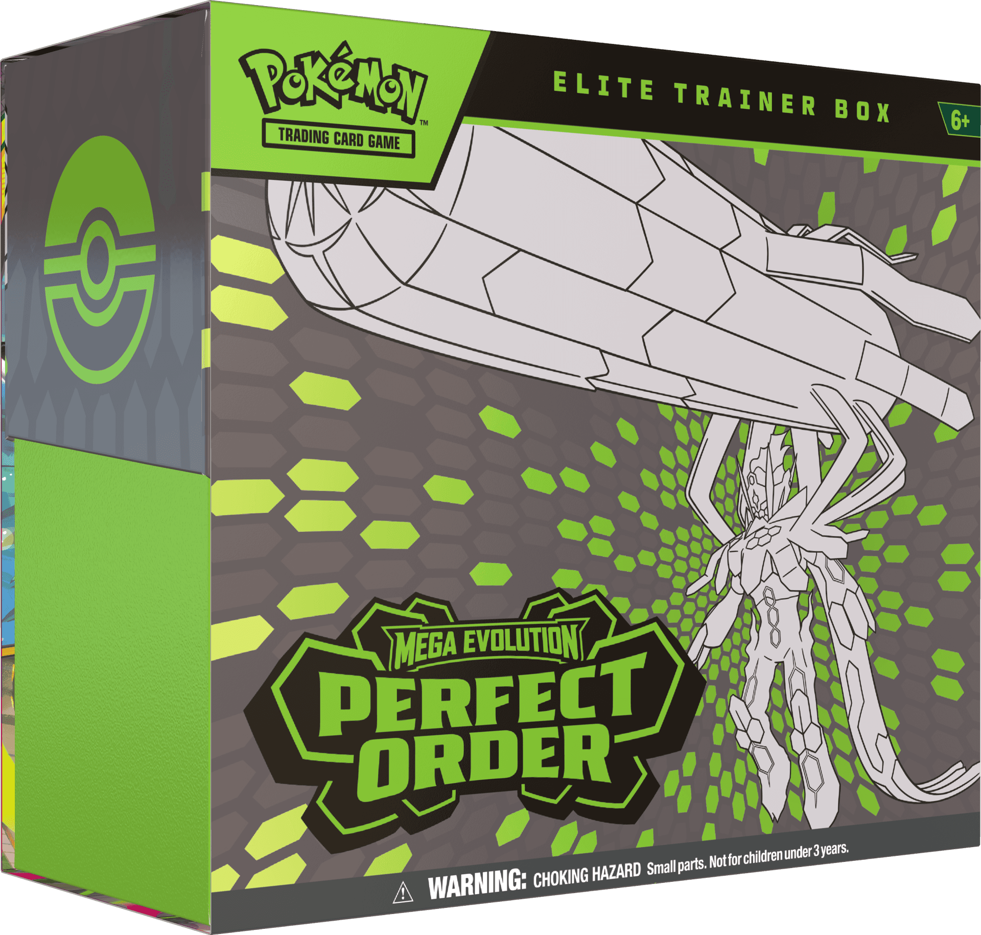 Pokémon TCG Mega Evolution Perfect Order Elite Trainer Box – förseglad ask