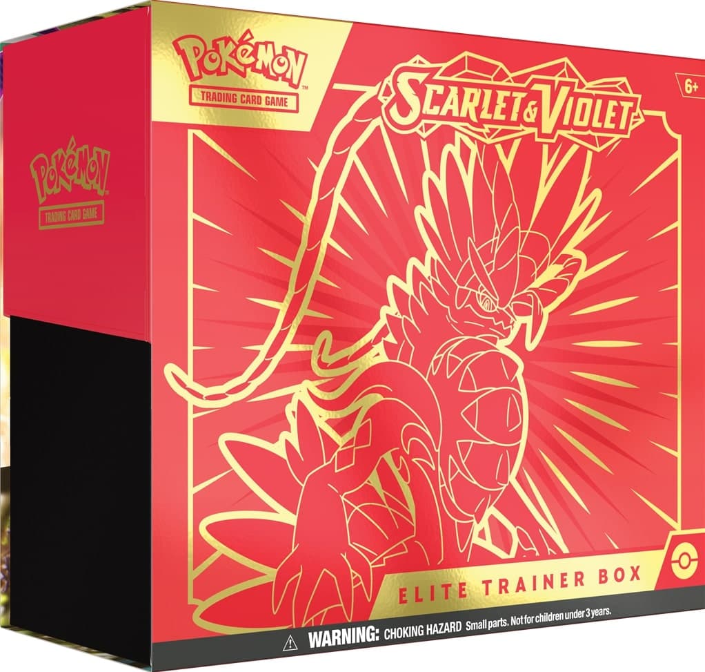 Pokémon TCG Scarlet & Violet Elite Trainer Box – Koraidon-utgåva, förseglad