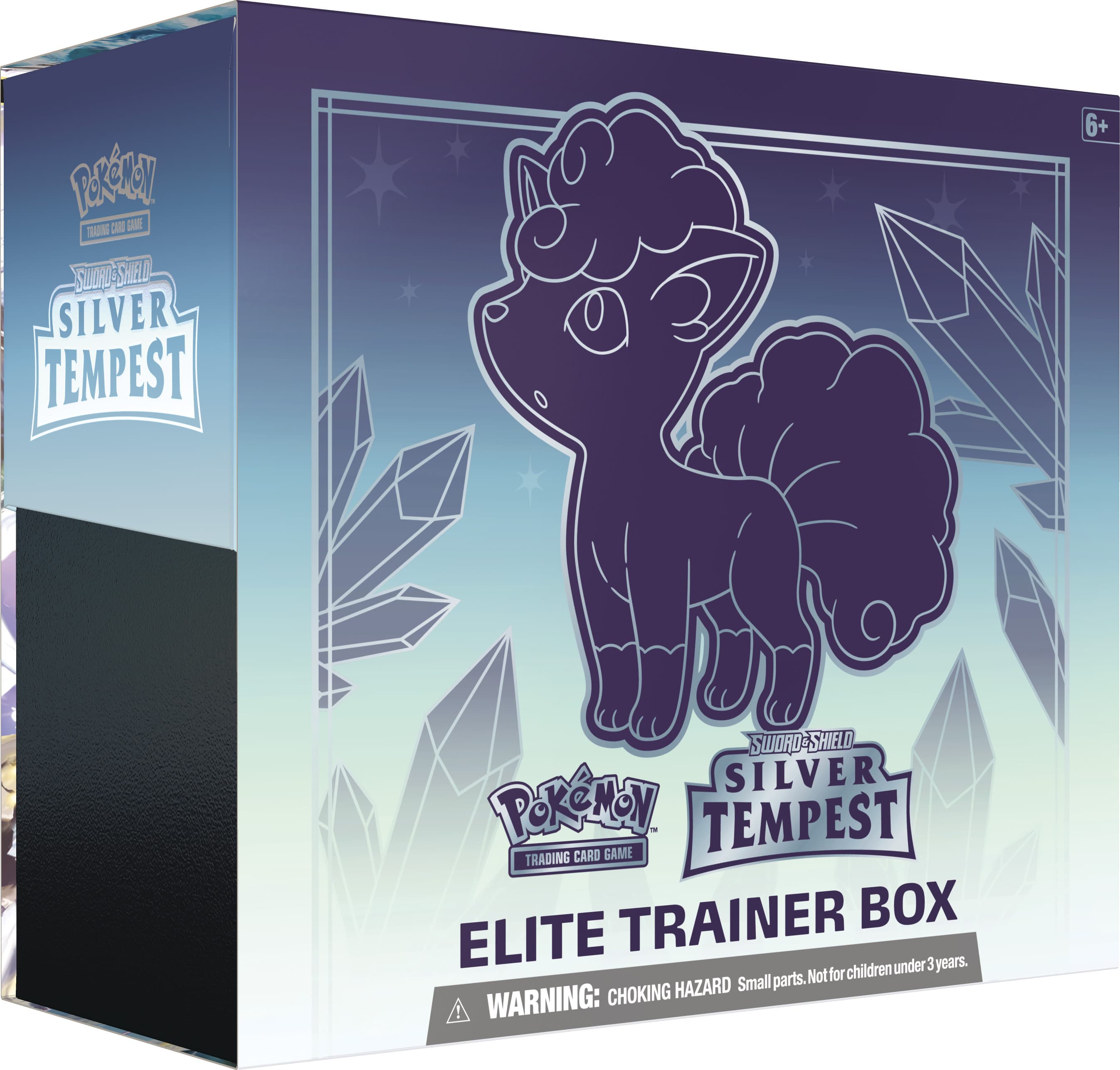 Pokémon TCG Silver Tempest Elite Trainer Box – förseglad ask med Alolan Vulpix