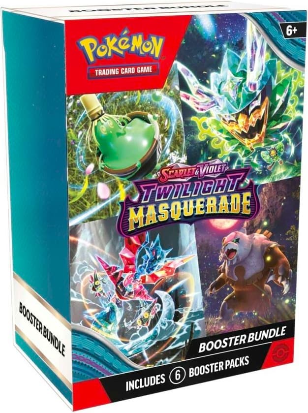 Pokémon TCG Twilight Masquerade Booster Bundle – 6 förseglade boosterpaket