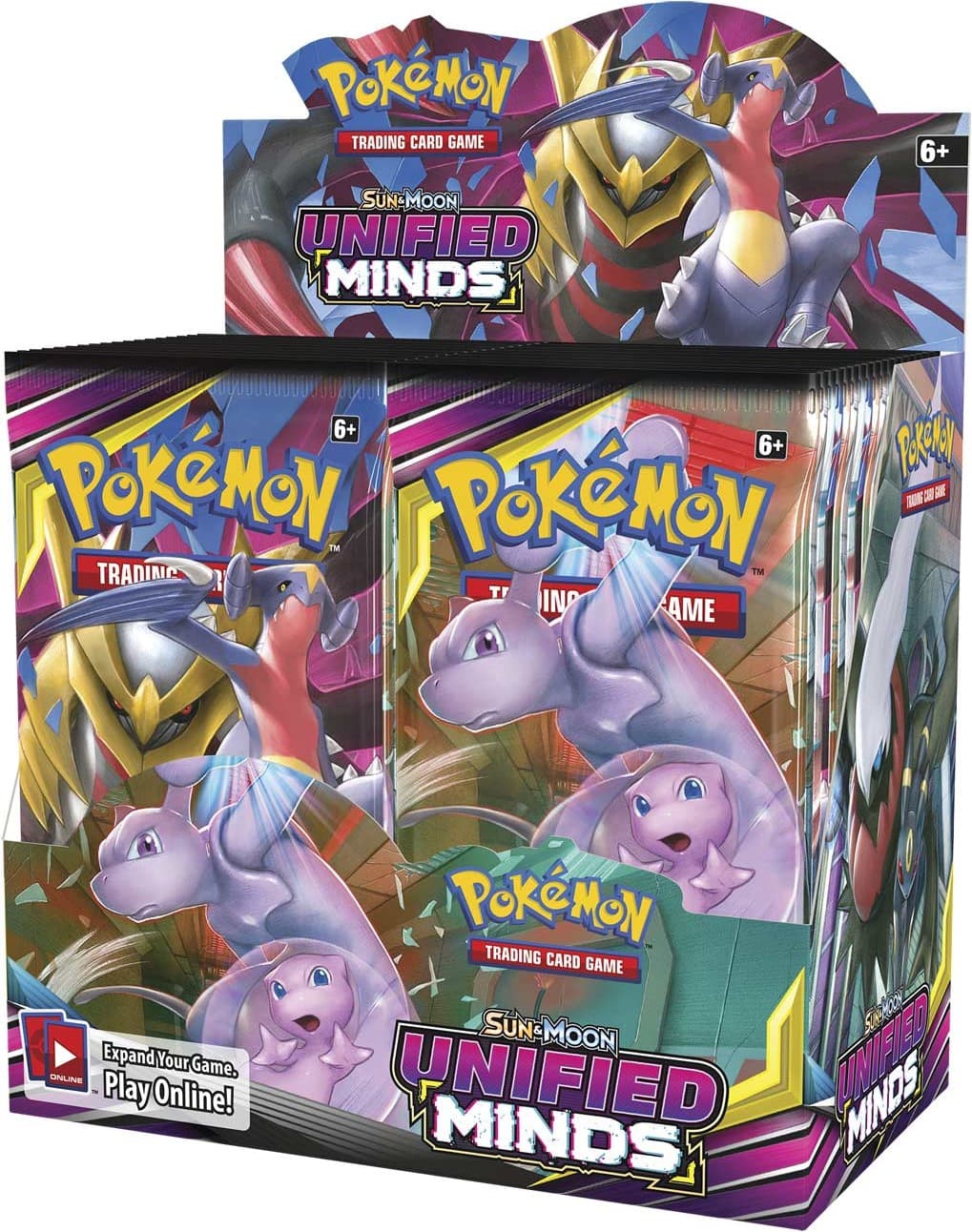 Pokémon TCG Unified Minds Booster Box – förseglad display med 36 paket